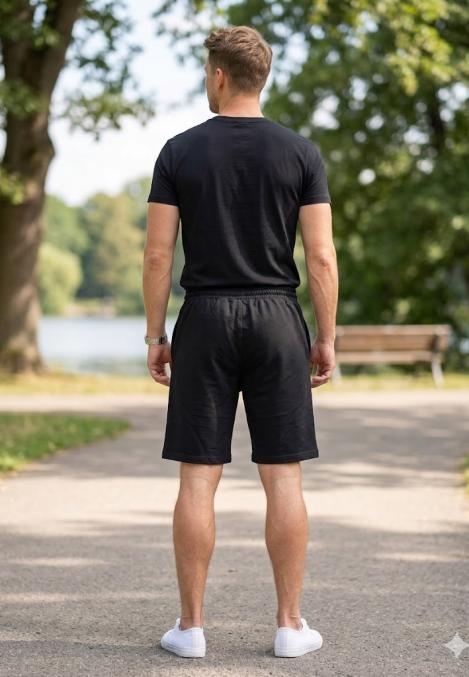 Pantaloni Scurți Bărbați,culoare Negru, Engros